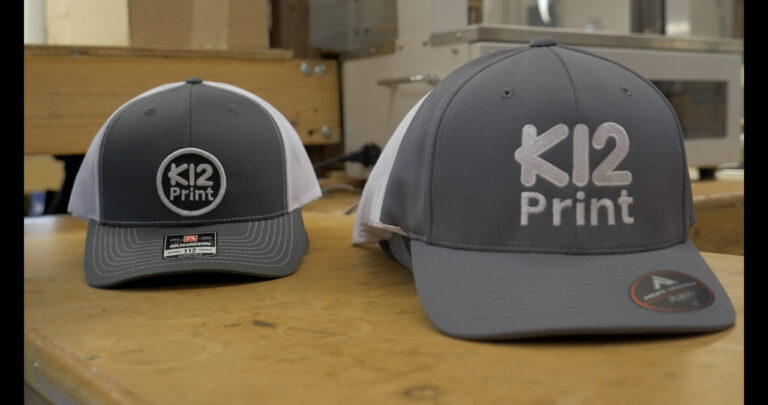 K12 Print Embroidered Hats